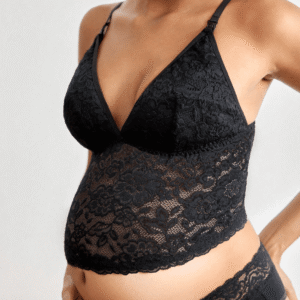 Soutien d'allaitement en dentelle Noir |Ima Boutique Paris - Ima Boutique Paris